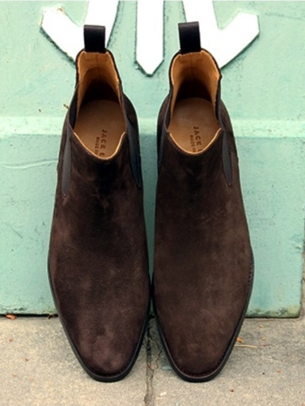 The Jack Erwin Suede Ellis Chelsea Boot Size 9.5